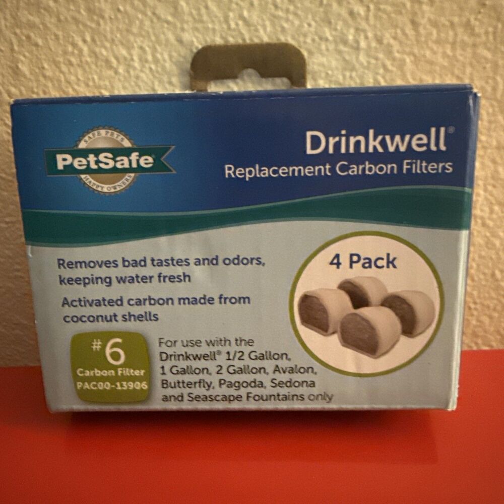 Drinkwell Charcoal Filters 3 Pack for Avalon & Pagoda Fountains PAC00-13906